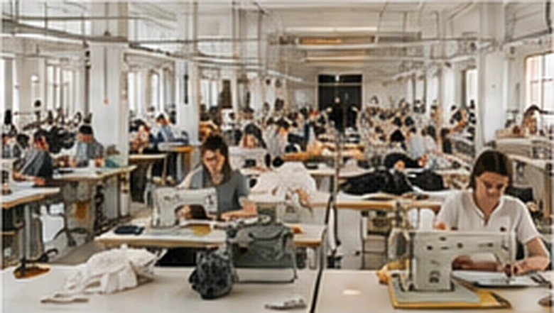 Prato apparel workshop and fast fashion manufacturing